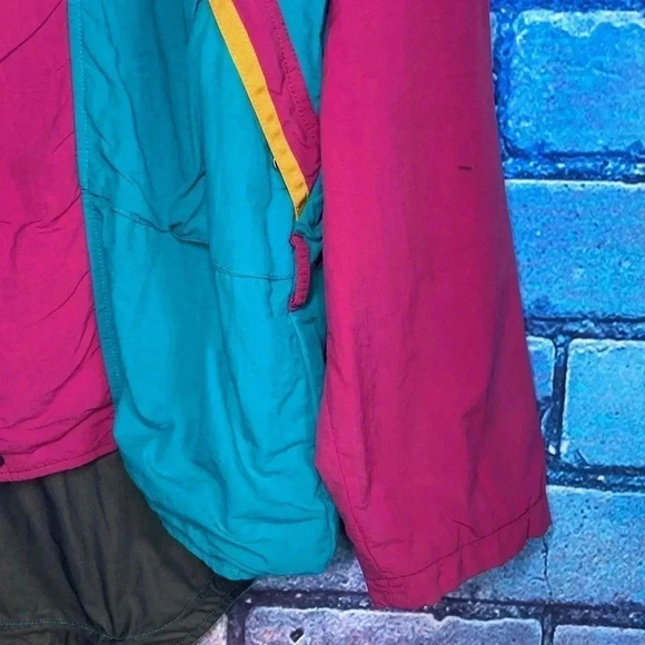 The North Face Women’s Vintage Retro Color block Colorful Jacket Medium - Picture 3 of 9